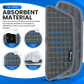 Grey Rectangular (2 Pack)
