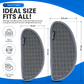Grey Semi-Circular (2 pack)