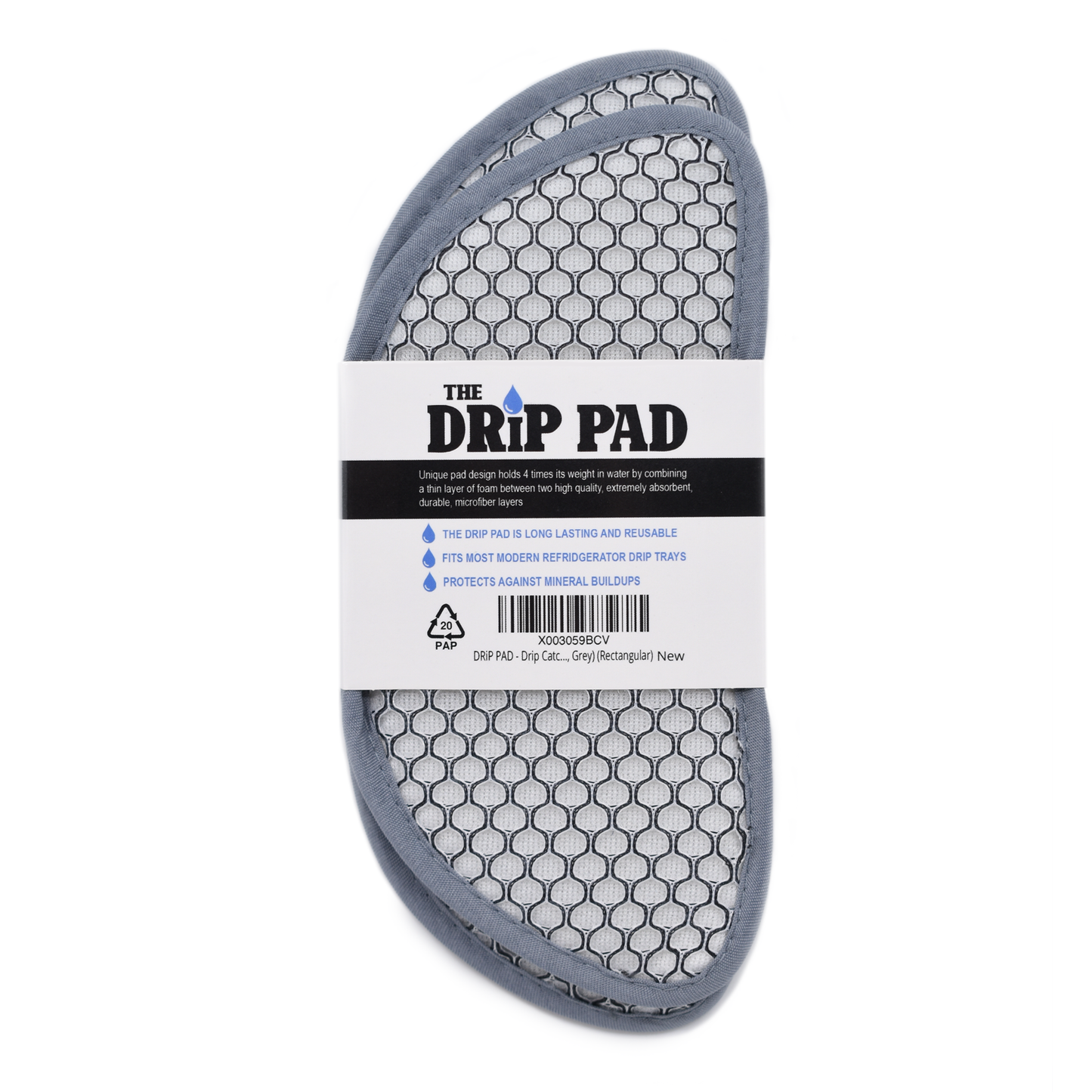 1.0 Grey Semi-Circular (2 Pack)